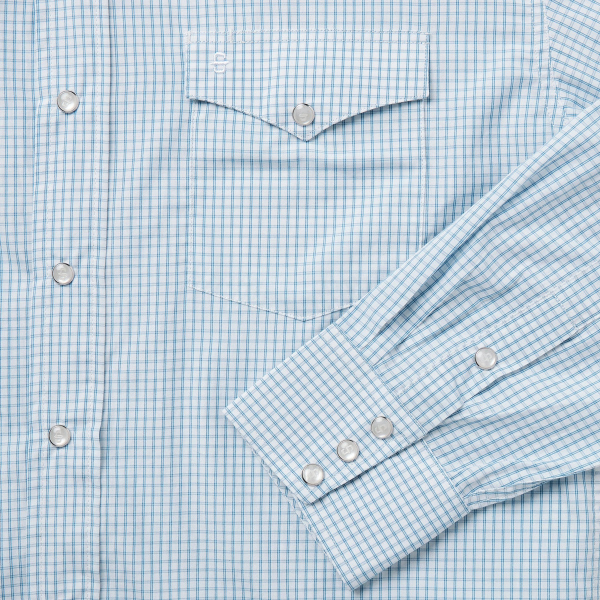 Stetson Two Stripe Check Western Shirt