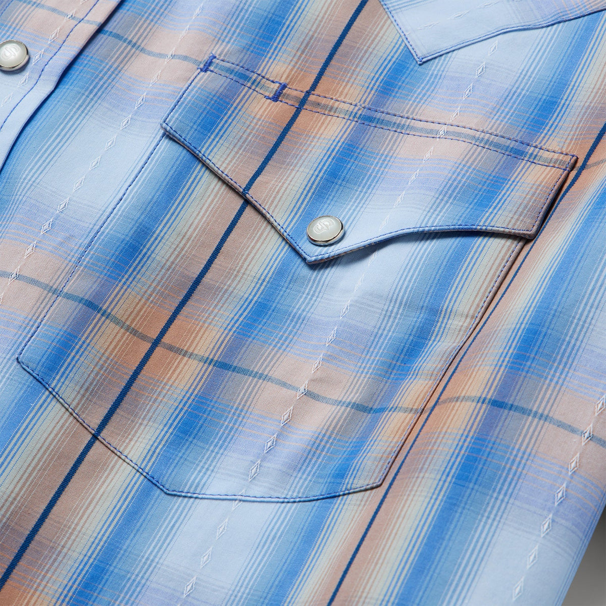 Stetson Sunrise Plaid Short-Sleeve Western Shirt