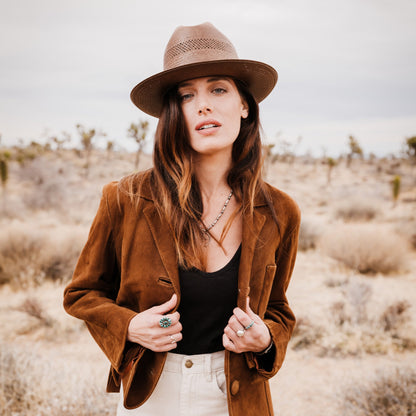 Stetson Open Road Vented Straw Cowboy Hat