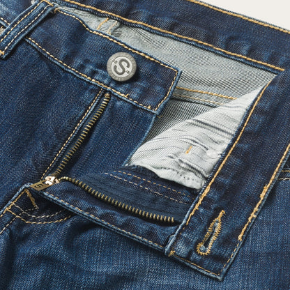 Stetson 1014 Fit Semi-Destructed Wash Jeans