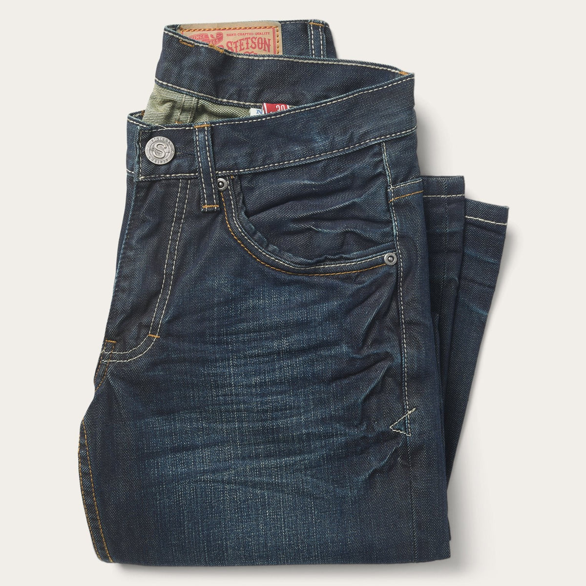 Stetson 1312 Fit Jeans With a Pieced Back Pocket