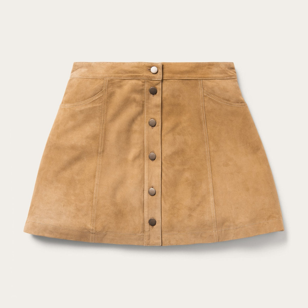 Stetson Lamb Suede Gored Skirt