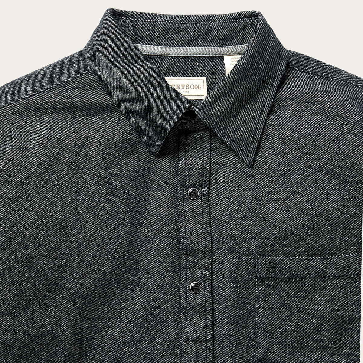 Stetson Brushed Twill Western Shirt