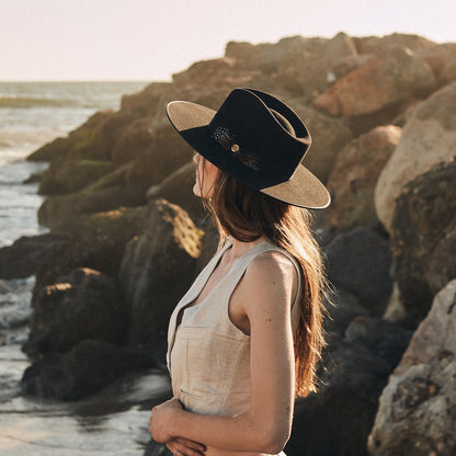 Stetson Midtown Wide Flat Brim Hat