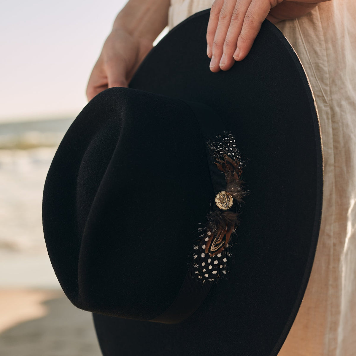 Stetson Midtown Wide Flat Brim Hat
