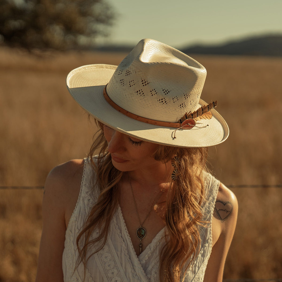 Stetson Andromeda Vented Straw Fedora