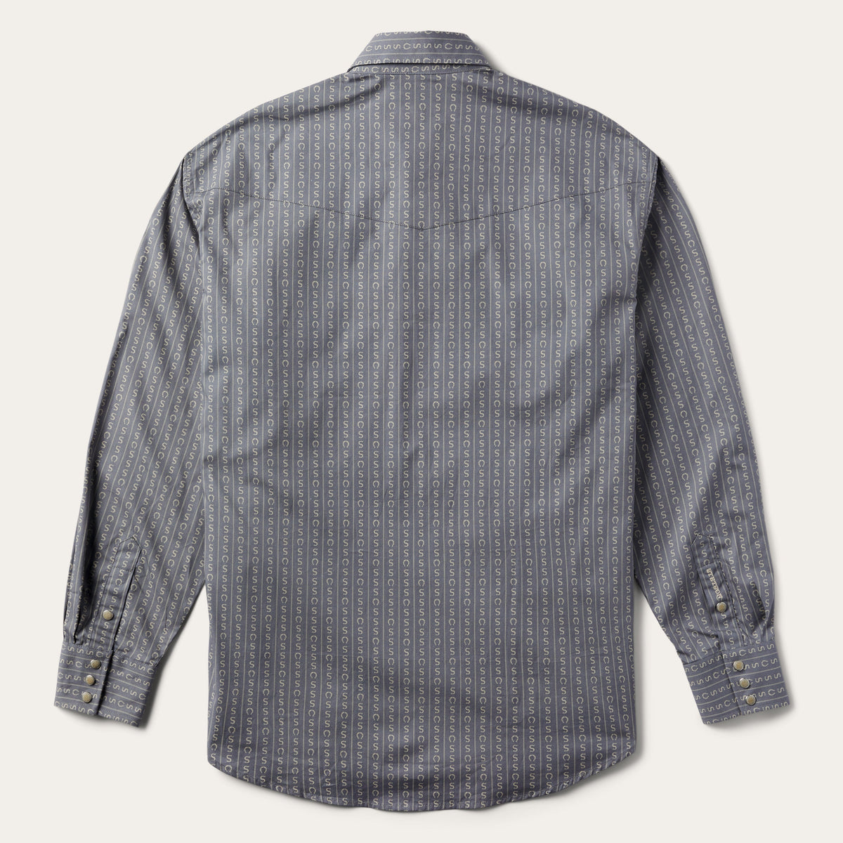 Stetson Horseshoe Stripe Print Shirt