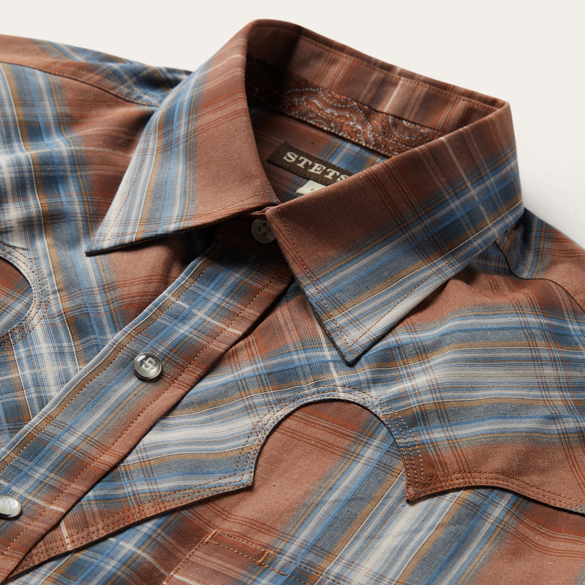 Stetson Rustic Plaid Western Shirt