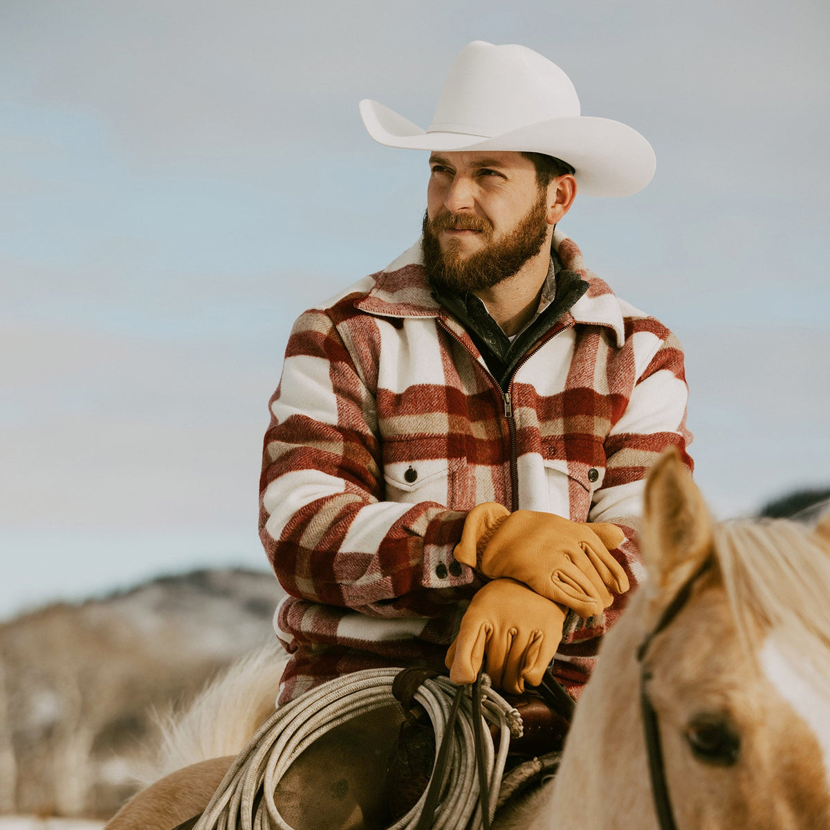 Stetson Plaid Lined Jac-Shirt