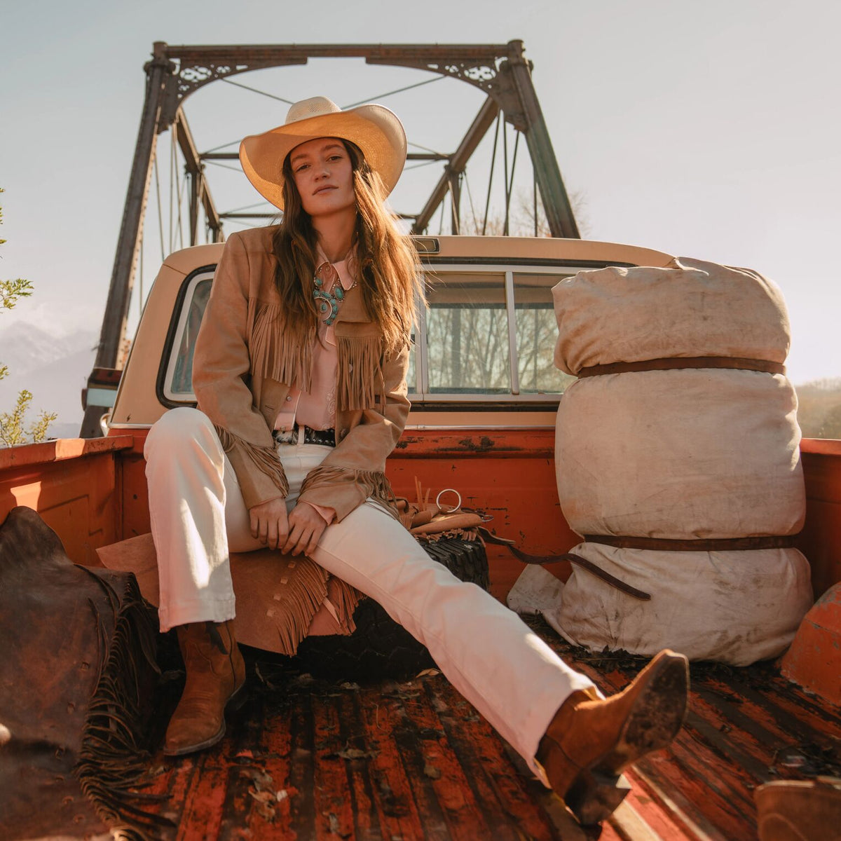 Stetson Fringe Suede Jacket