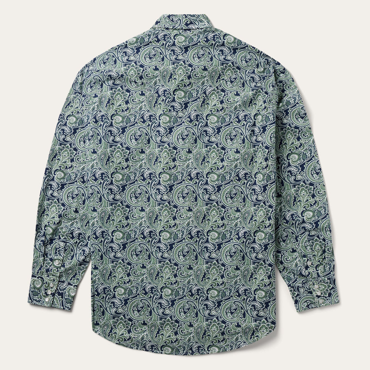 Stetson Greenspring Paisley Print Western Shirt