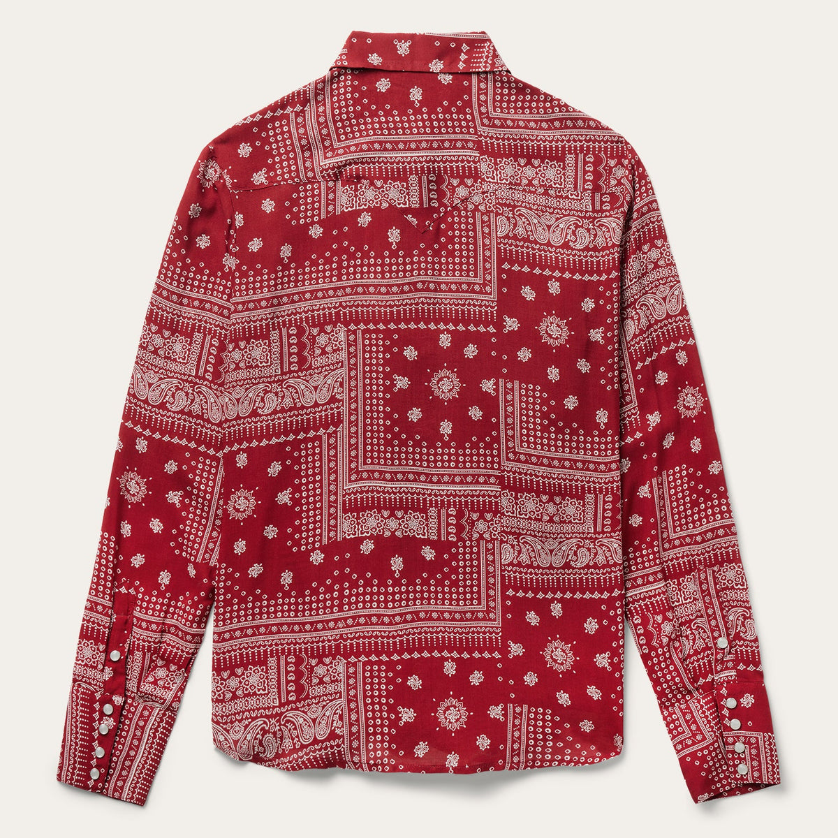 Stetson Red Bandana Patchwork Shirt