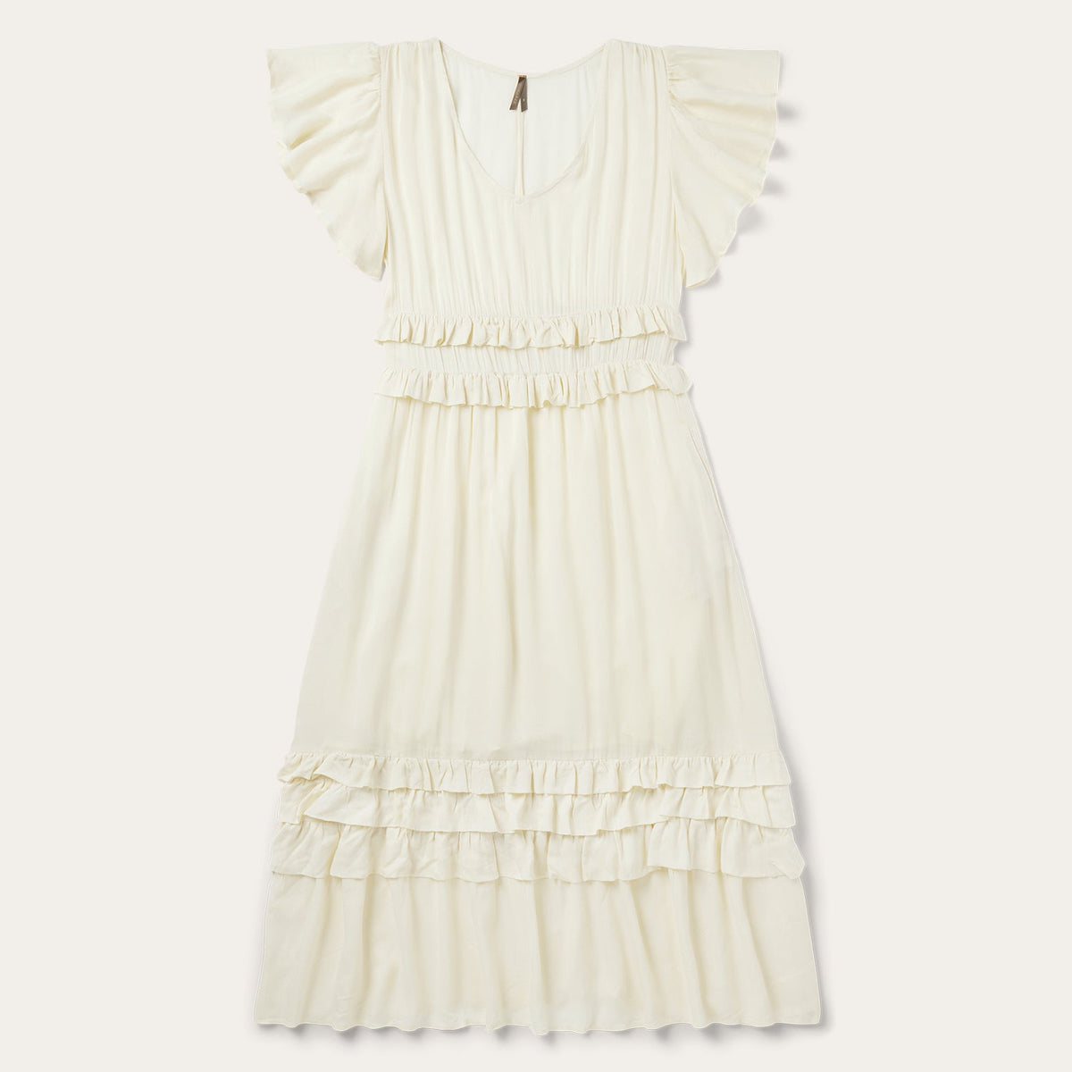 Stetson Cream Herringbone Dress