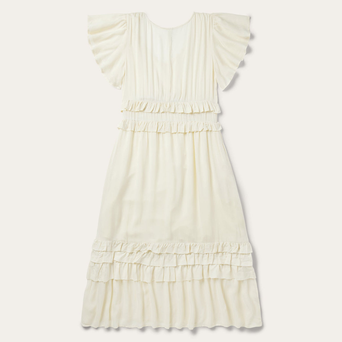Stetson Cream Herringbone Dress