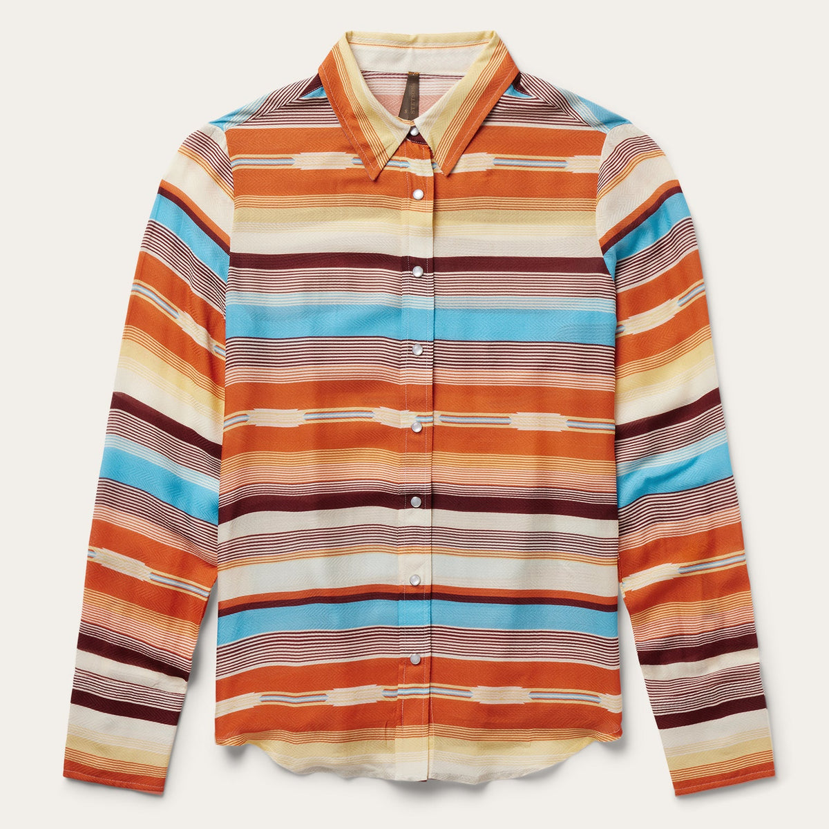 Stetson Sunset Serape Print Western Shirt