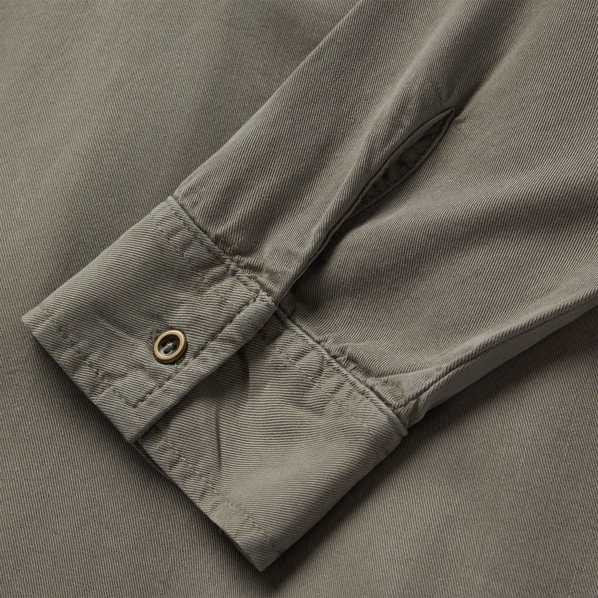 Stetson Olive Twill Peasant Blouse