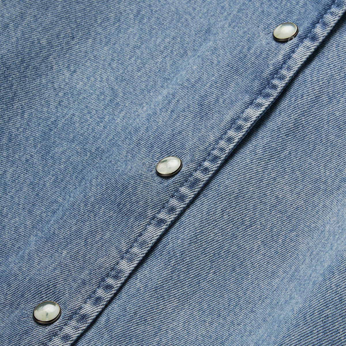 Stetson Denim Snap Front Blouse