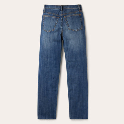 Stetson 915 High Rise Straight Fit Crop Jeans