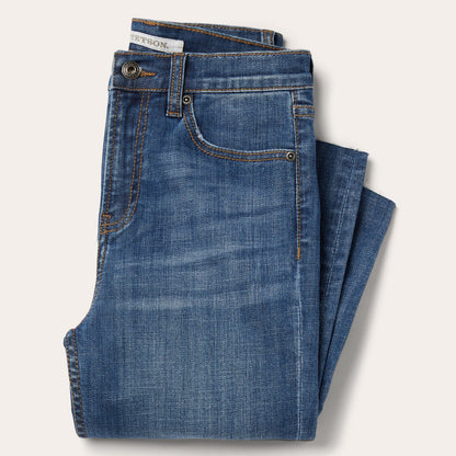 Stetson 915 High Rise Straight Fit Crop Jeans
