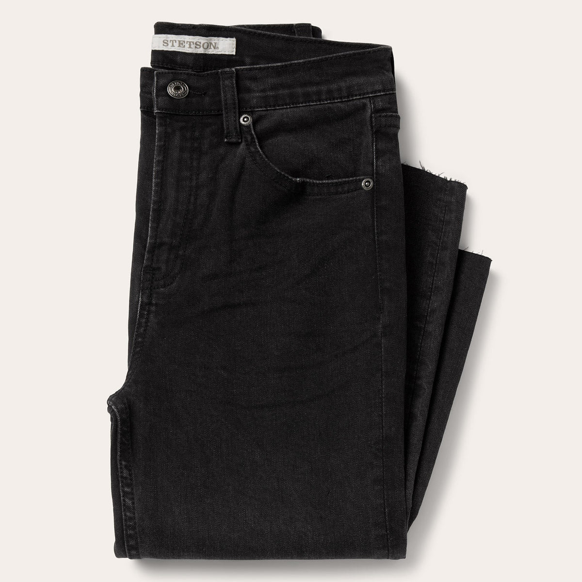 Stetson 915 High Rise Straight Fit Crop Jeans