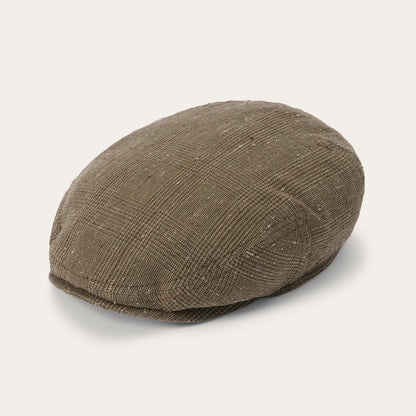 Stetson Glen Check Linen/Silk Kent Cap