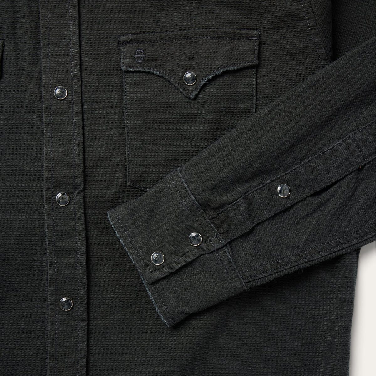 Stetson Charcoal Corded Denim Shirt