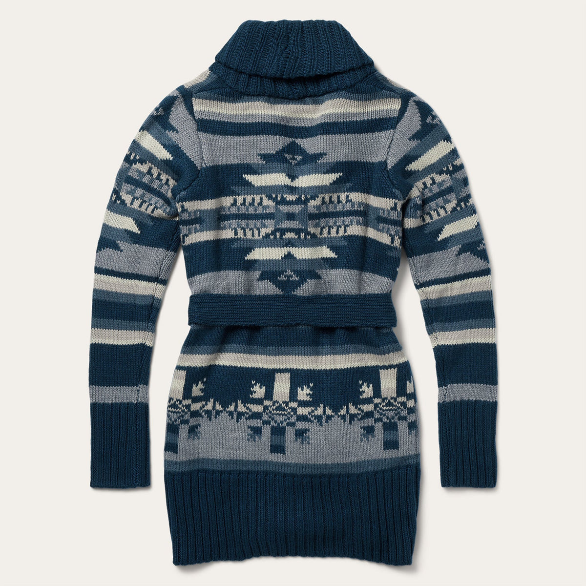 Stetson Indigo Aztec Belted Cardigan