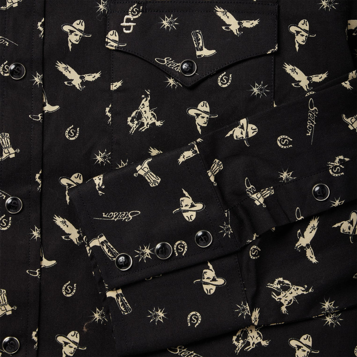 Stetson Conversation Print Western Shirt