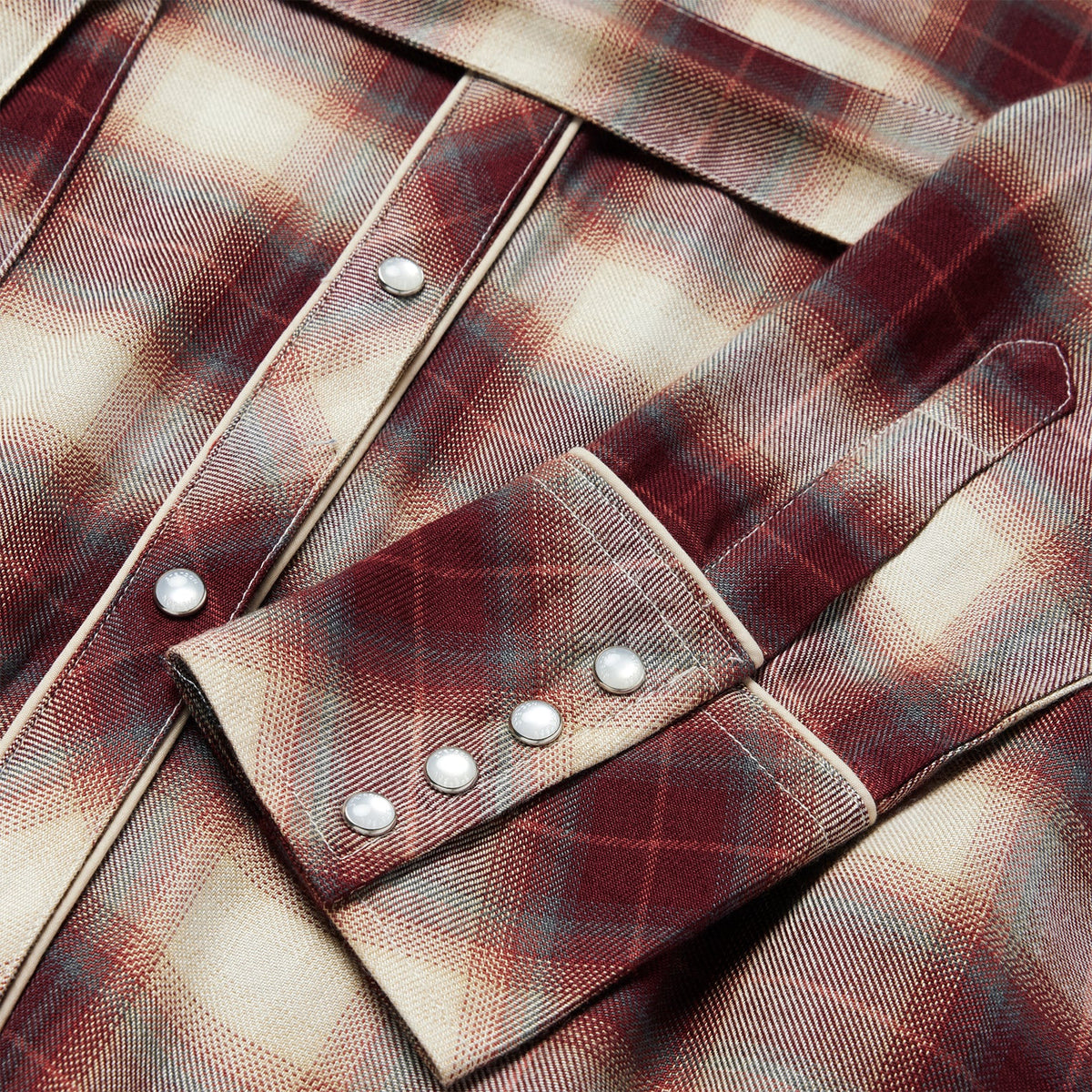 Stetson Black Cherry Plaid Shirt Dress