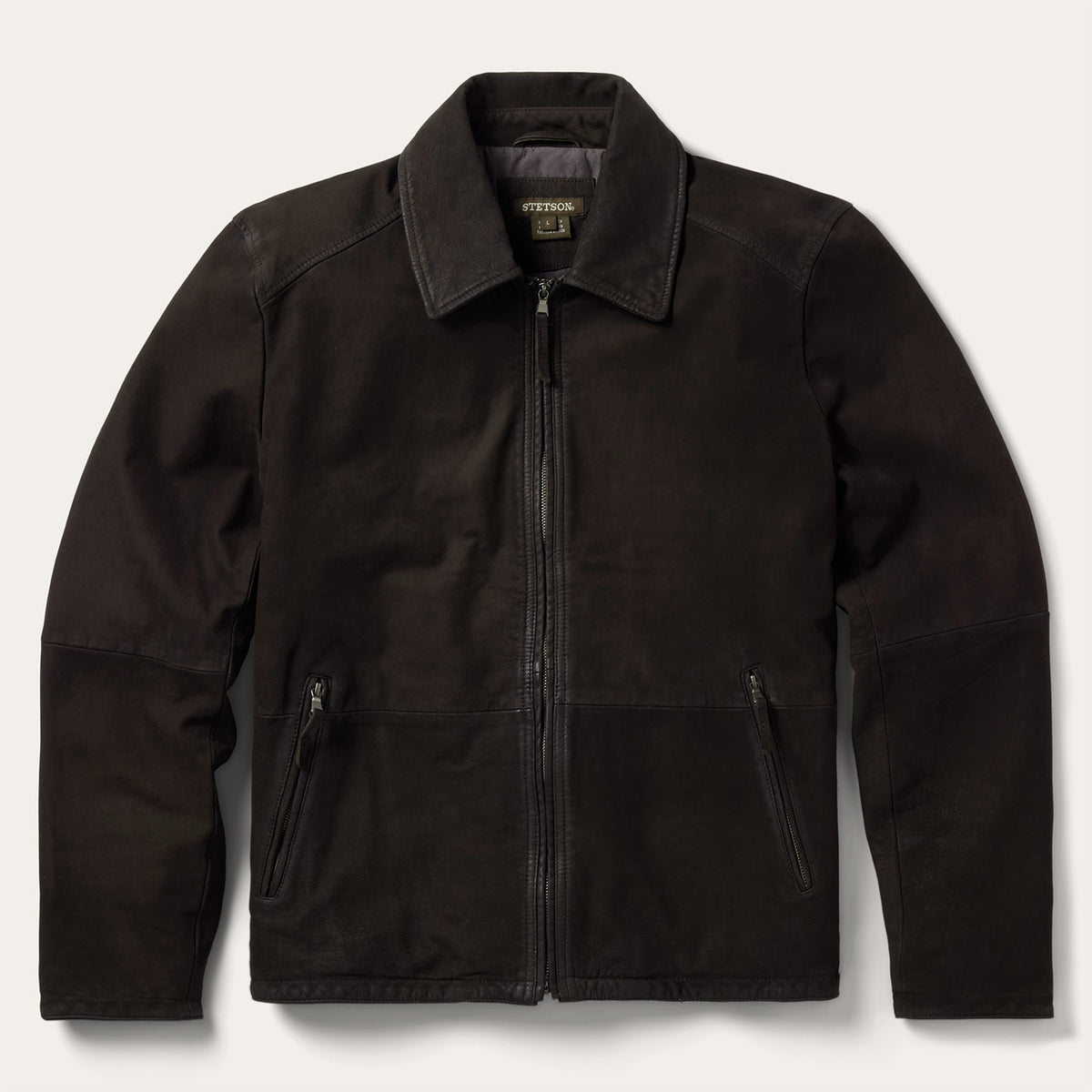 Stetson Zip Front Suede Leather Jacket