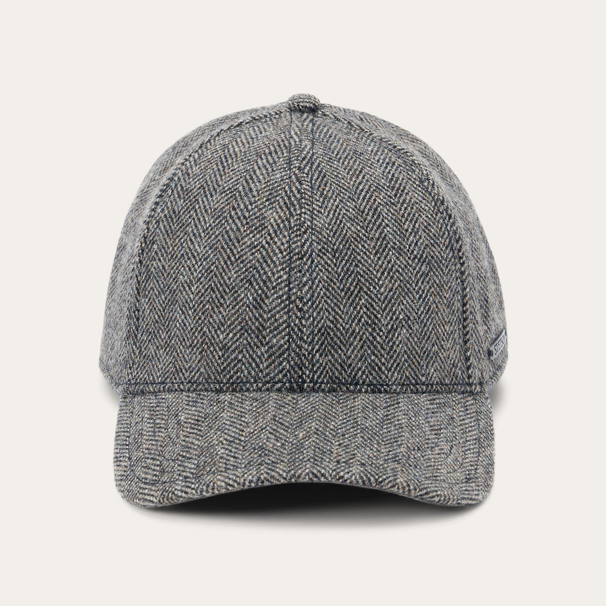 Stetson Wool Herringbone Baseball Cap