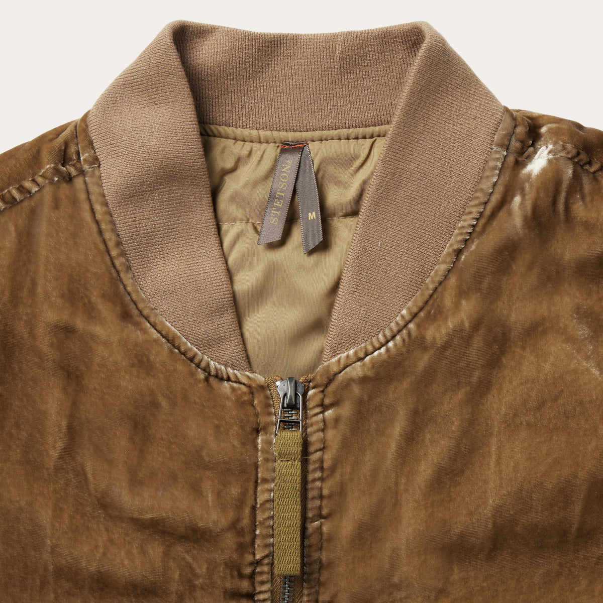 Stetson Embroidered Velvet Bomber Jacket