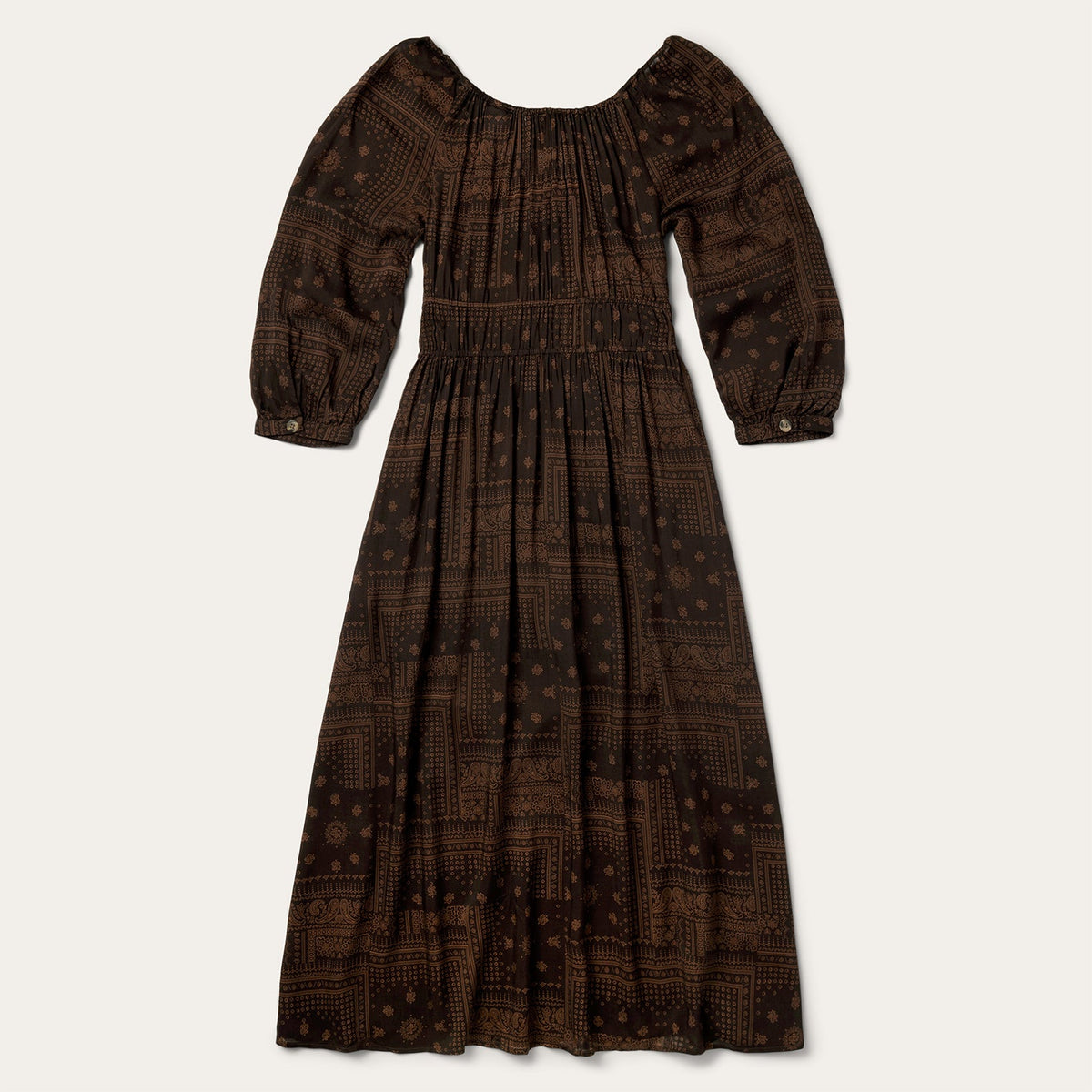 Stetson Patchwork Bandana Print Dress