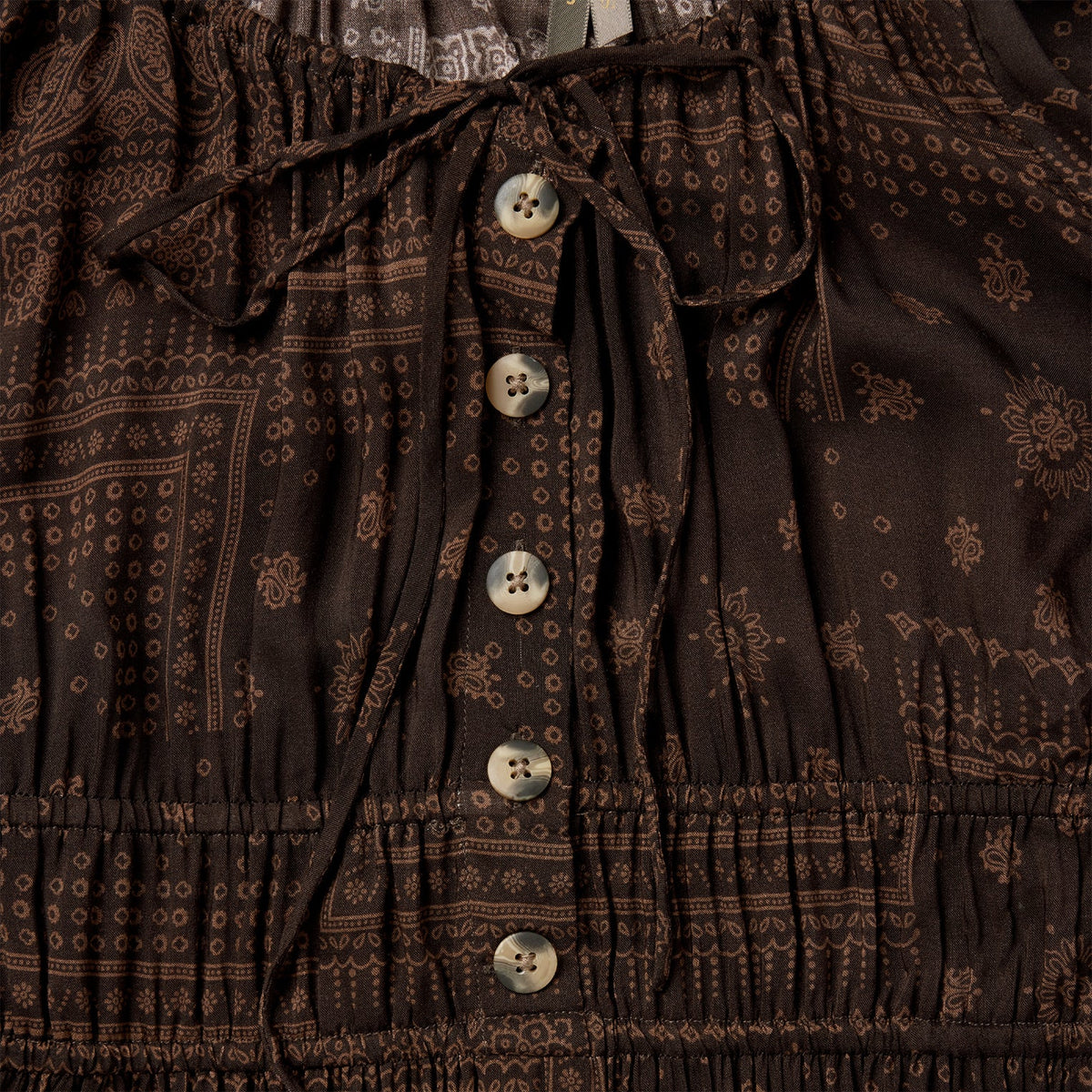 Stetson Patchwork Bandana Print Dress