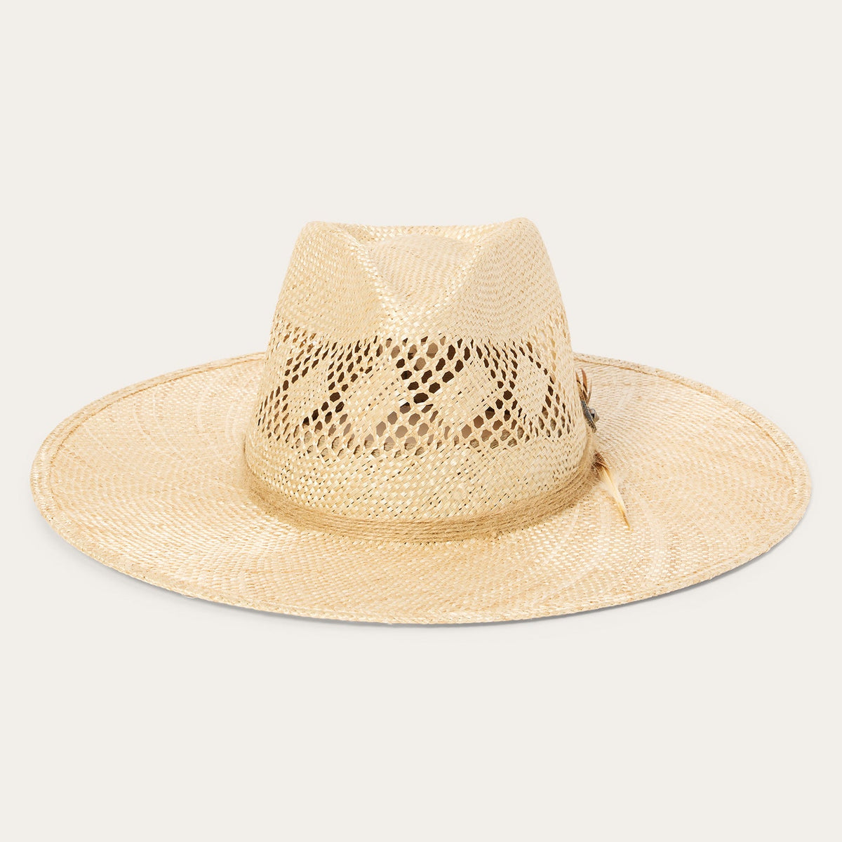 Stetson Chorus Straw Flat Brim Hat
