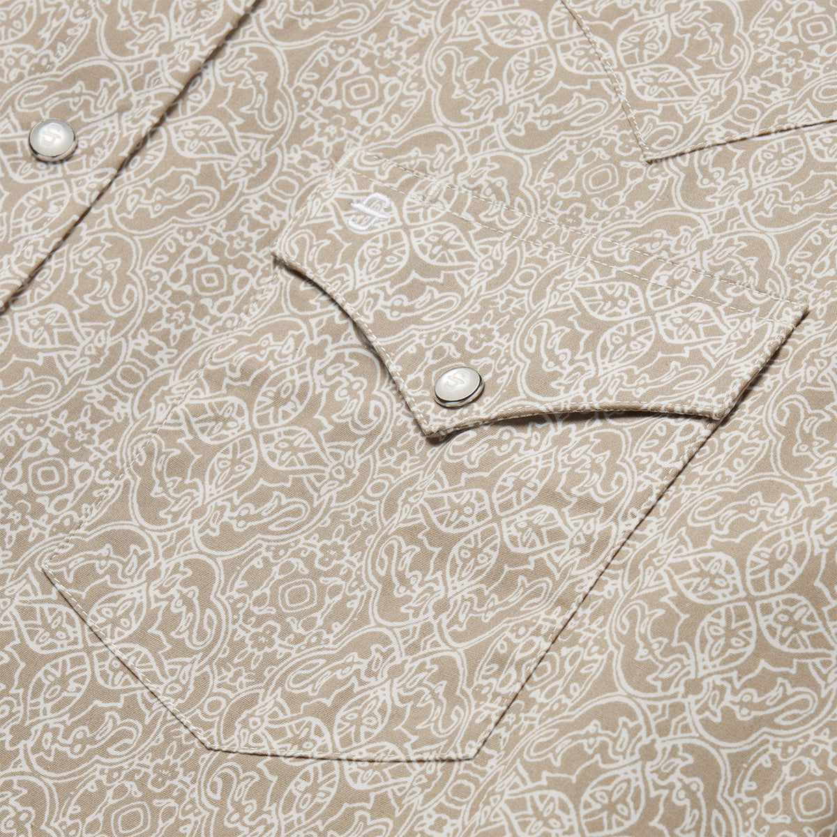 Stetson Medallion Print Western Shirt