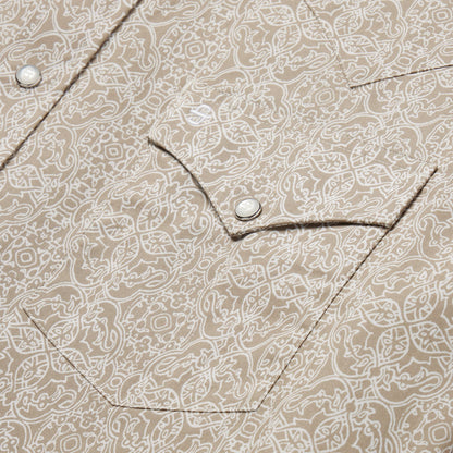 Stetson Medallion Print Western Shirt