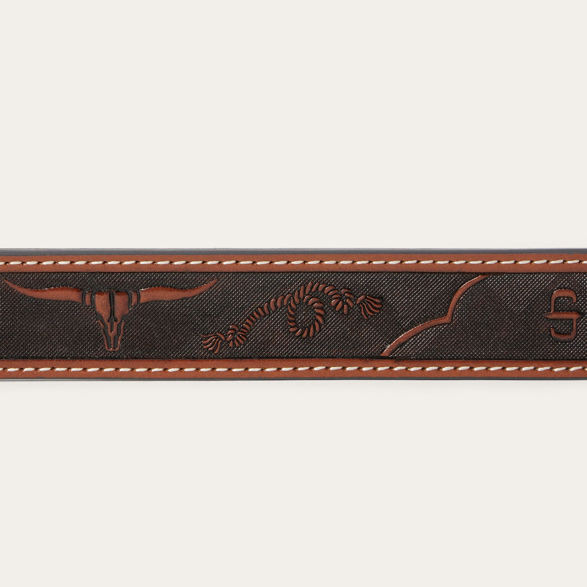 Stetson Western Icons Tooled Belt
