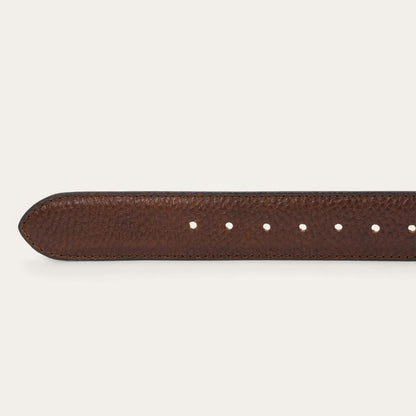 Stetson Bison Leather Concho Belt