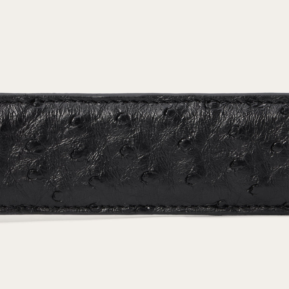 Stetson Ostrich Western Tab Belt