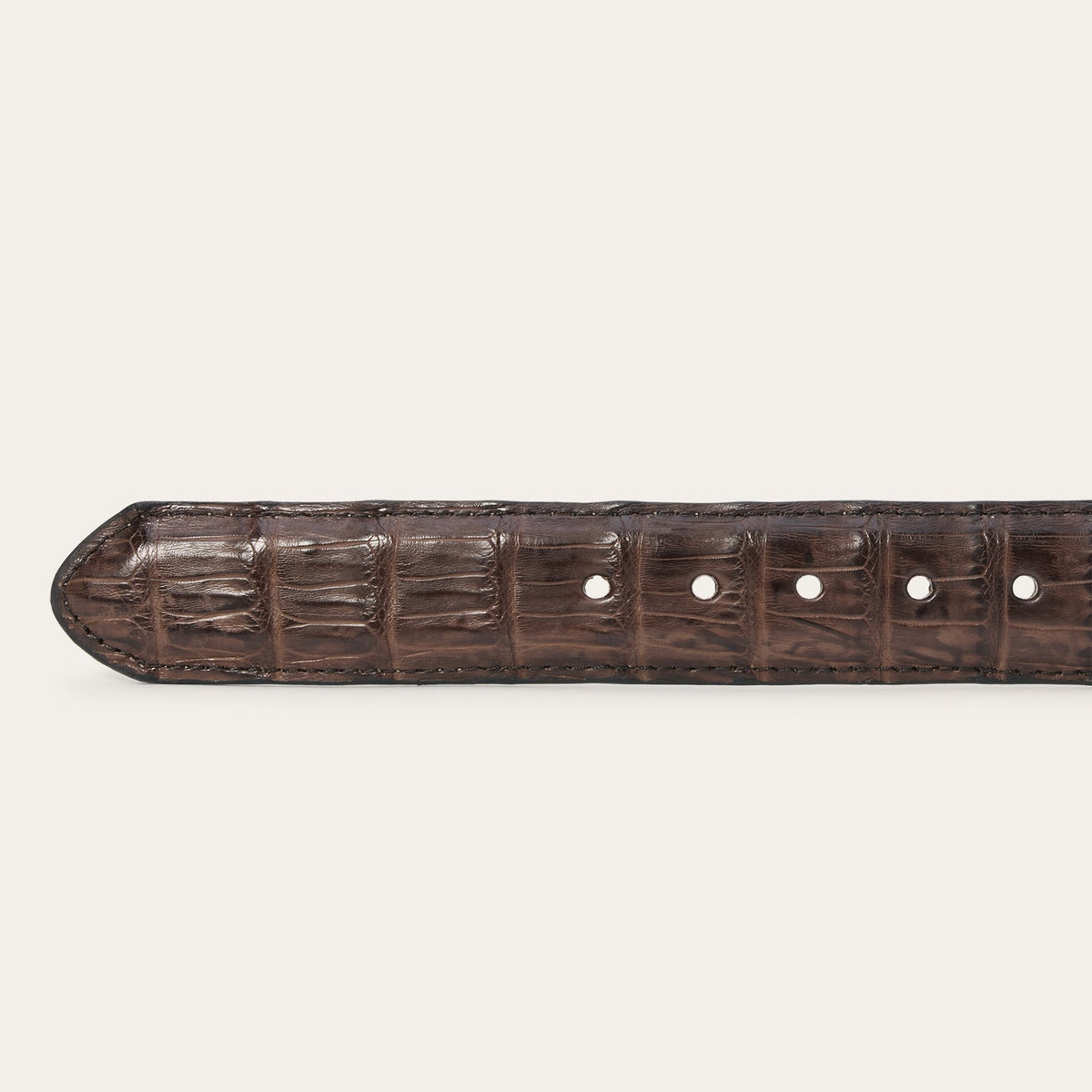 Stetson Caiman Western Tab Belt - 1 1/4" Width