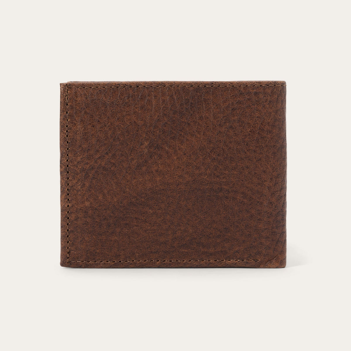 Stetson Bison Leather Stetson Rivet Bi-Fold Wallet