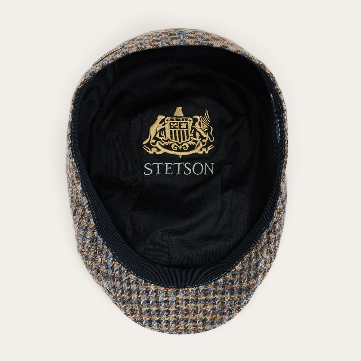 Stetson Linen/Cotton Houndstooth Driver Cap