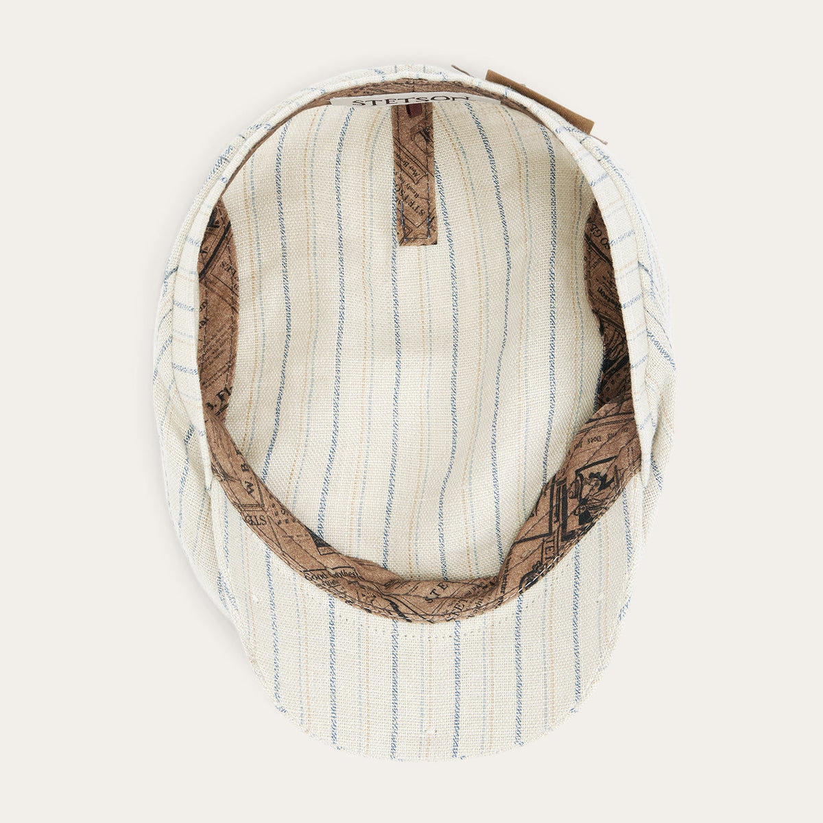 Stetson Striped Linen Driver Cap