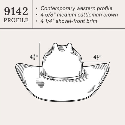 Stetson Gibby 6X Cowboy Hat