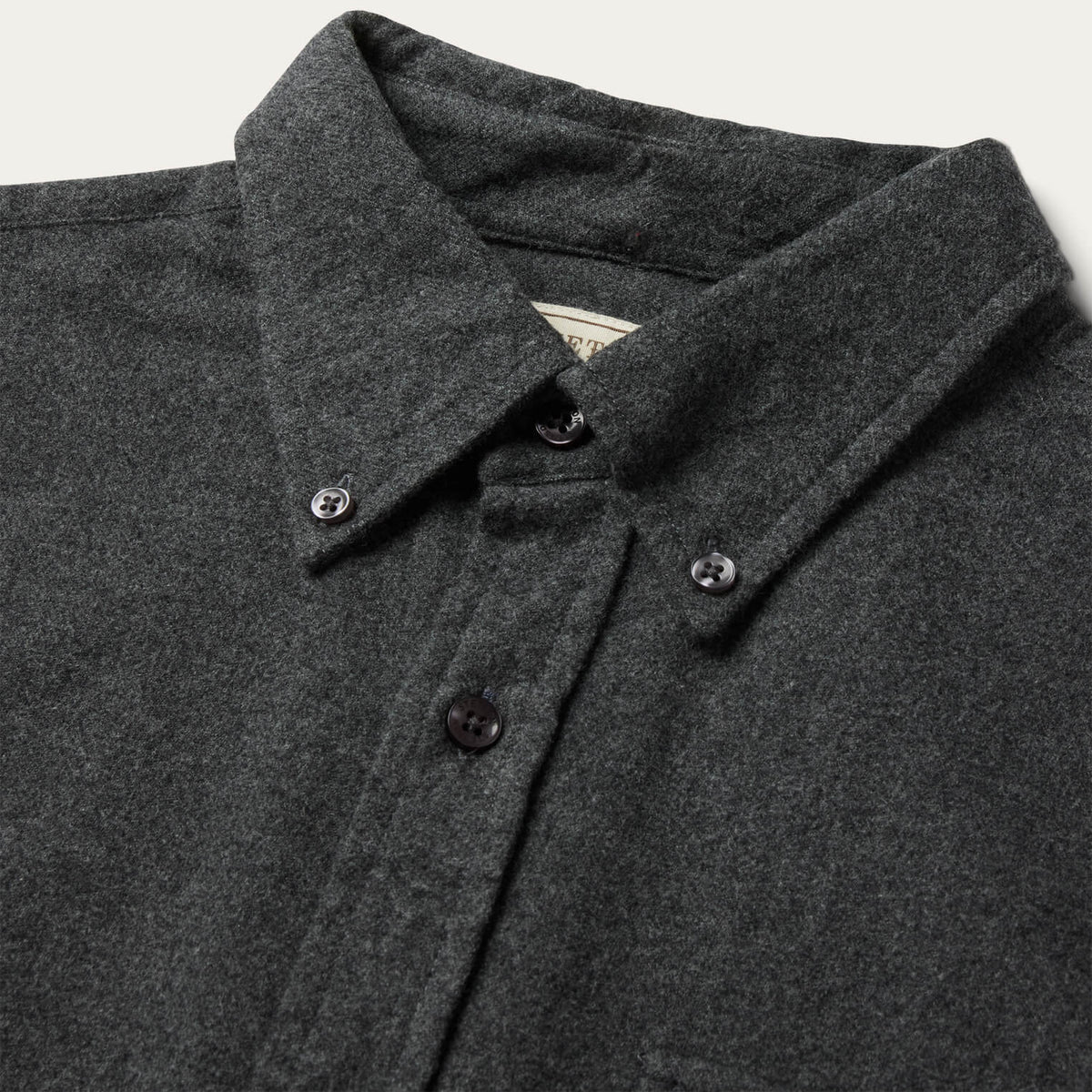 Stetson Heathered Flannel Button-Down Shirt