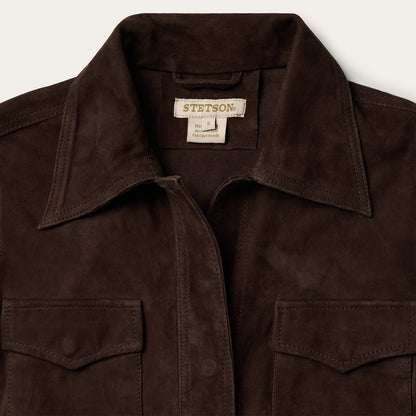Stetson Lambskin Shirt Dress