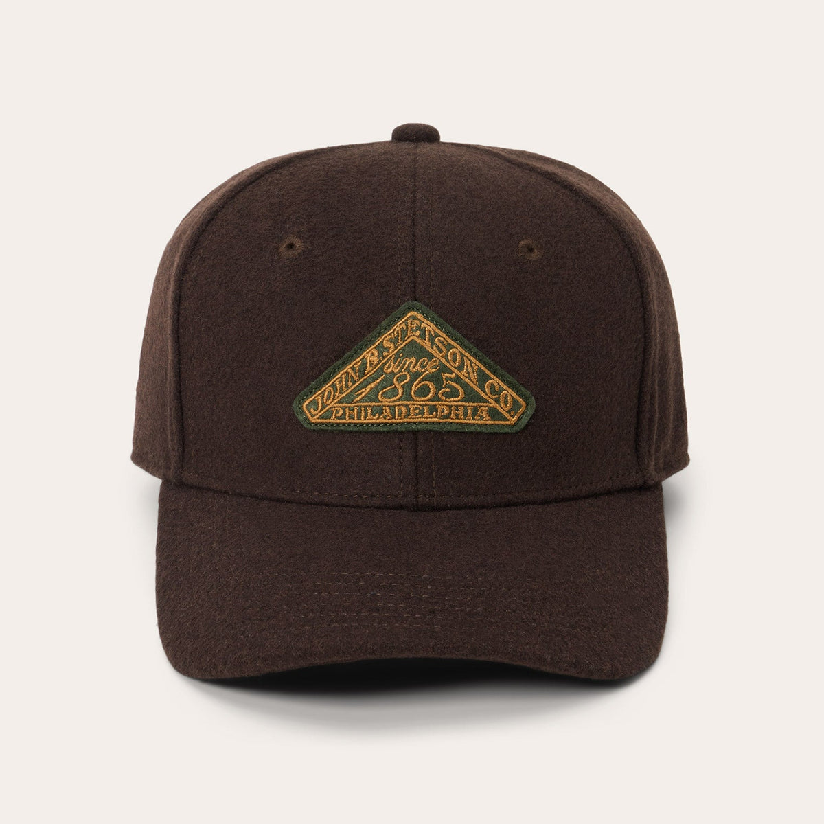Stetson Wool Vintage Logo Patch Baseball Cap