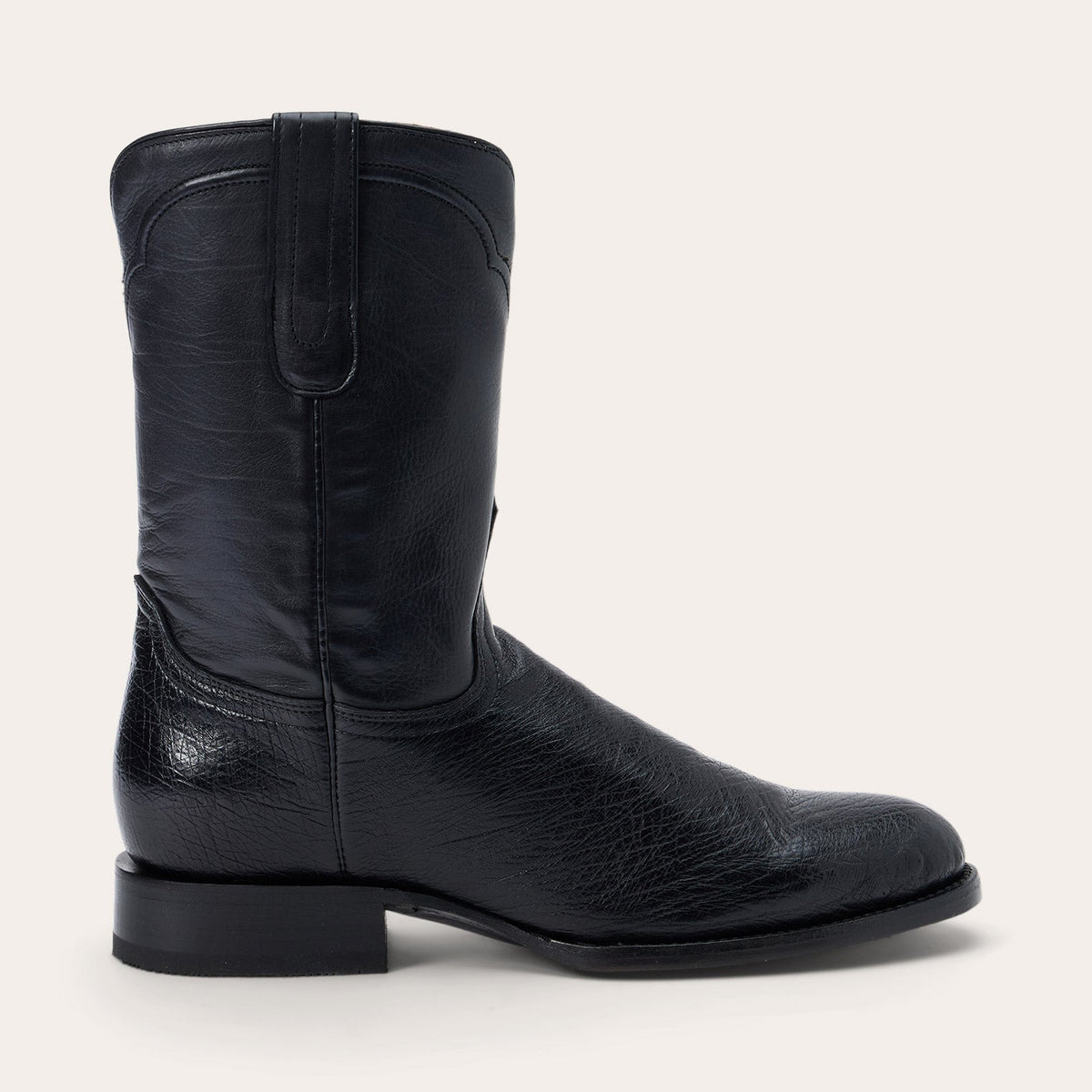 Stetson Clay Smooth Ostrich Roper Boots