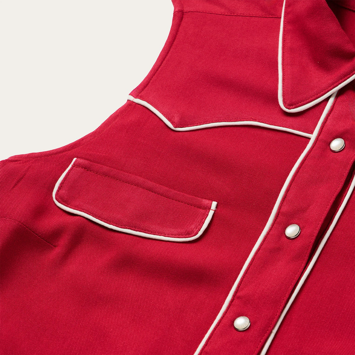 Stetson Sleeveless Retro Western Shirt